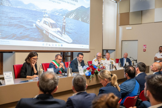 Guardia Costiera: celebrati i 25 anni di presenza sul lago di Garda