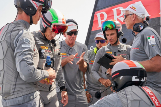 Luna Rossa Prada Pirelli's coaching trio