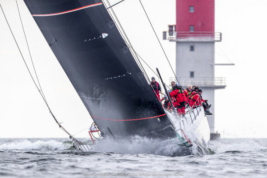 RORC has announced that the Volvo 70 Tschüss 2 is the overall winner of the 2024 Roschier Baltic Sea Race © Pepe Korteniemi /pepe@photex.fi