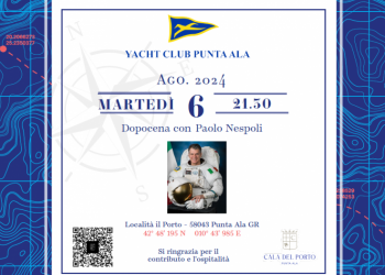 Yacht Club Punta Ala ospita una serata speciale con l'astronauta Paolo Nespoli