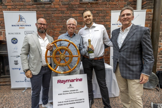 Overall winner of the 2024 Roschier Baltic Sea Race © Pepe Korteniemi /pepe@photex.fi