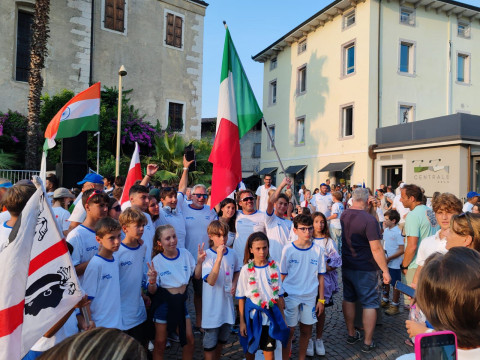 Antonio Simbula terzo al campionato del mondo Open Skiff al Garda