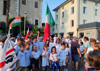 Antonio Simbula terzo al campionato del mondo Open Skiff al Garda