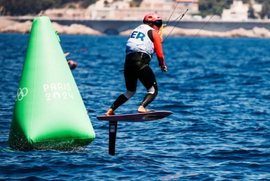 Kiterin Leonie Meyer vom Norddeutschen Ragatta Verein © DSV/Sailing Energy