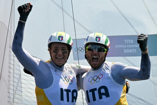 Ruggero Tita and Caterina Banti Gold Medalists in Nacra 17