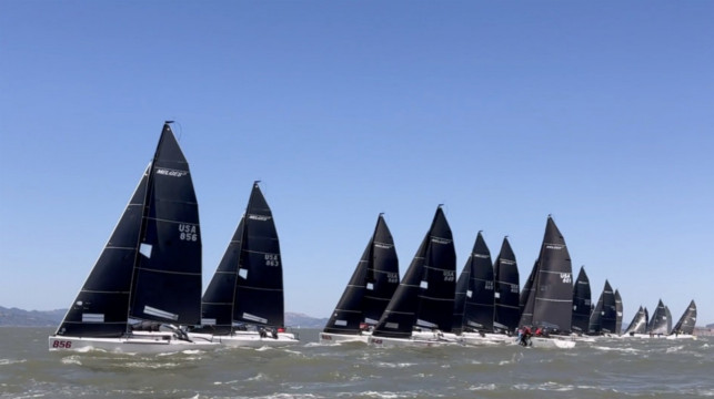 Diversified Melges 24 World Championship: top teams tied after thrilling day 1