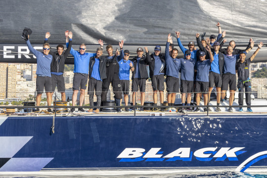 The line honours winners on Black Jack 100. Photo: Circolo della Vela Sicilia / Studio Borlenghi