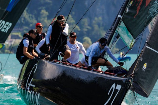 Black Star Sailing Team take early lead at Brunnen 44Cup Worlds