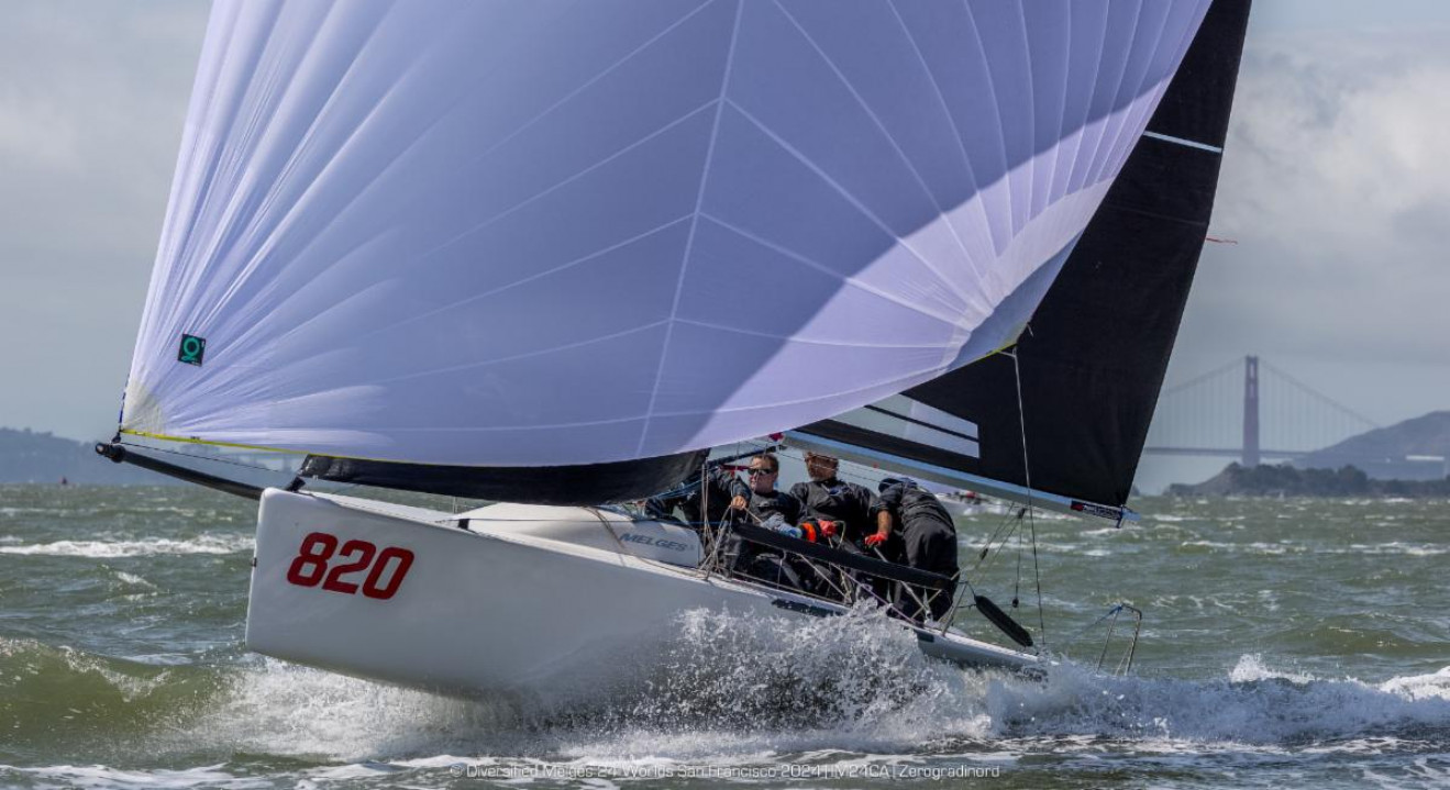 Melges 24 Worlds hosted a show in San Francisco Bay