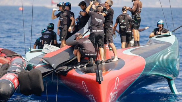 Emirates Team New Zealand gain two more points on race day two