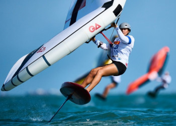 Young Azzurra seconda nella tappa del Campionato del Mondo WingFoil Racing in Cina