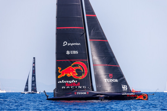 Today was a frustrating Day 2 in the Louis Vuitton Cup for Alinghi Red Bull Racing