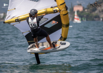 Prima giornata a Torbole della RRD One Hour Wing-In testa Alessandro J. Tomasi