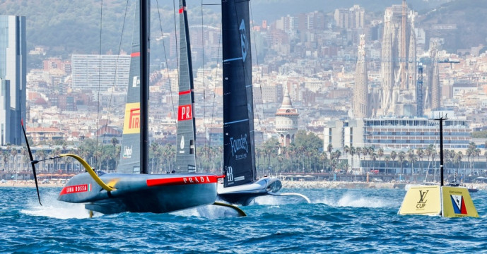 LV Cup, a victory and a defeat for Luna Rossa