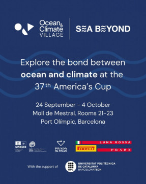 The ocean conservation exhibit meets the America's Cup