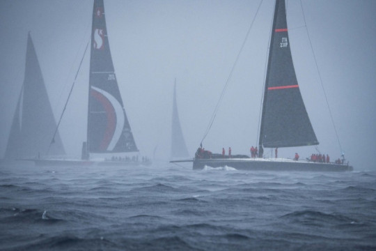 Racing postponed on the fourth day of racing, Maxi Yacht Rolex Cup 2024. Photo credit: YCCS/Daniele Macis