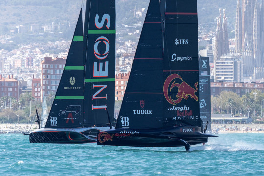 INEOS Britannia selects Alinghi Red Bull Racing as LV Cup Semi-Final opponent