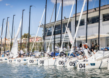 The Bay of Palma, ready for a first contact with J/70 Worlds