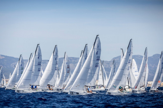 J/70 fleet - Practice race © SailingShots by María Muiña