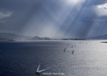 Beating the rain squalls at Rolex Swan Cup