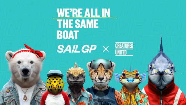 SailGP and Creatures United to engage fans in the conversation for a Better Planet