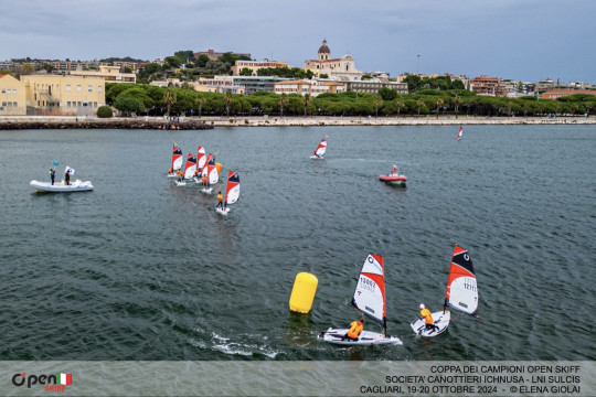 A Cagliari ottimo inizio della Coppa dei Campioni OpenSkiff