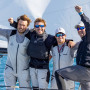 L'equipaggio di Rowdy, vincitore della tappa di Lerici e del circuito J/70 Cup