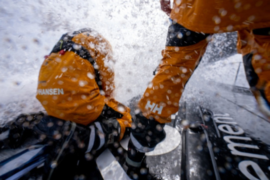 Helly Hansen is teaming up with The Ocean Race in a long-term partnership to provide performance driven apparel.
© Charles Drapeau / GUYOT environnement - Team Europe