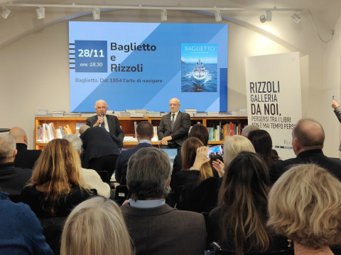 Presentato ieri a Milano il libro Baglietto. Dal 1854 l'arte di navigare