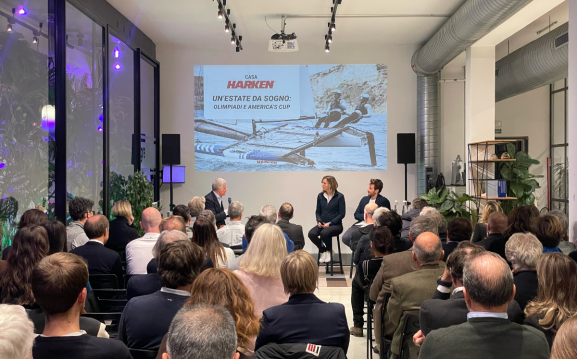 Casa Harken ospita Ruggero Tita e Caterina Banti, medaglie d’oro alle Olimpiadi di Tokyo 2020 e Parigi 2024