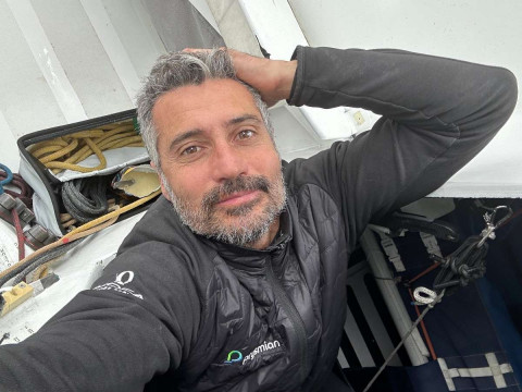 16 DICEMBRE 2024 : Foto inviata dalla barca Prysmian durante la regata Vendée Globe. (Foto di Giancarlo Pedote)