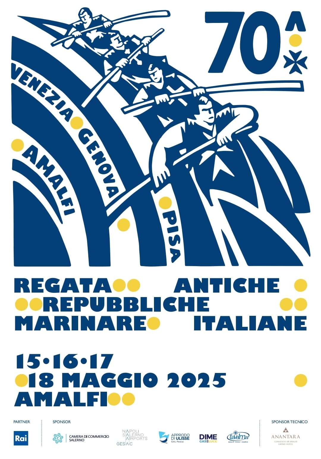 Pressmare | Ad Amalfi il 70° Palio delle Antiche Repubbliche Marinare  d'Italia