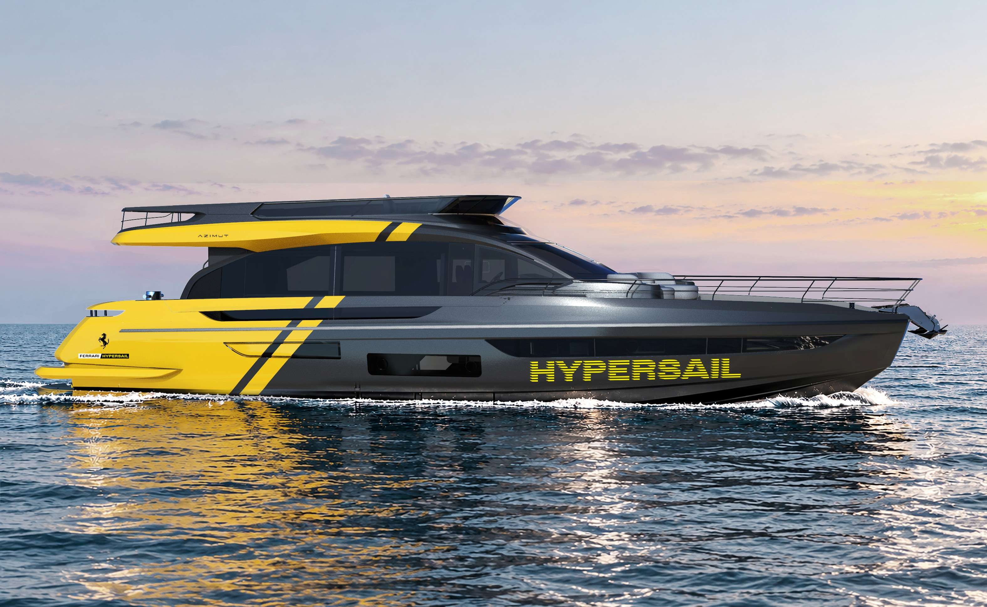 Photo: Pressmare Ferrari and Azimut Yachts Establish Livorno Hub for Hypersail Project