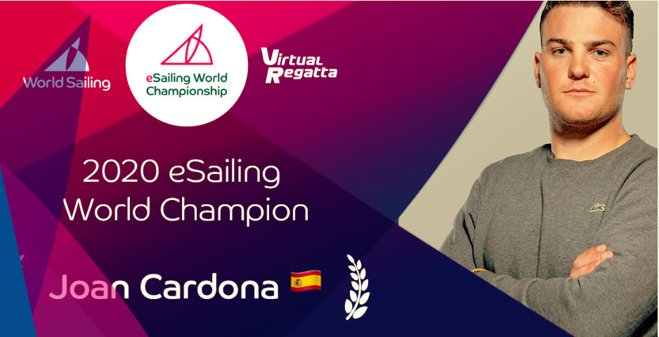 eSailing World Championship final was won by professional sailor Joan Cardona