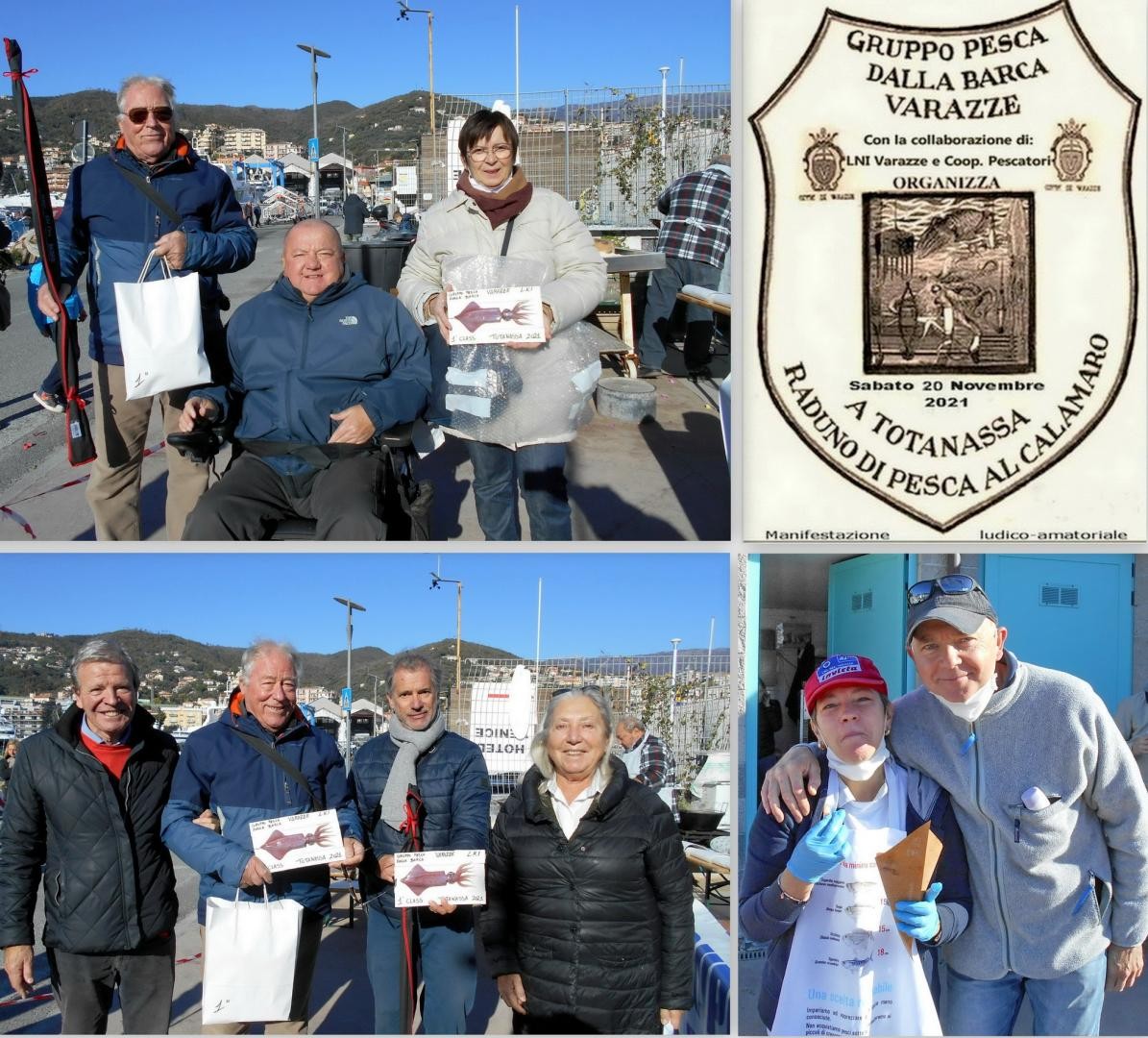 Premiazione per A’ Totanassa: il XX Trofeo di pesca al calamaro