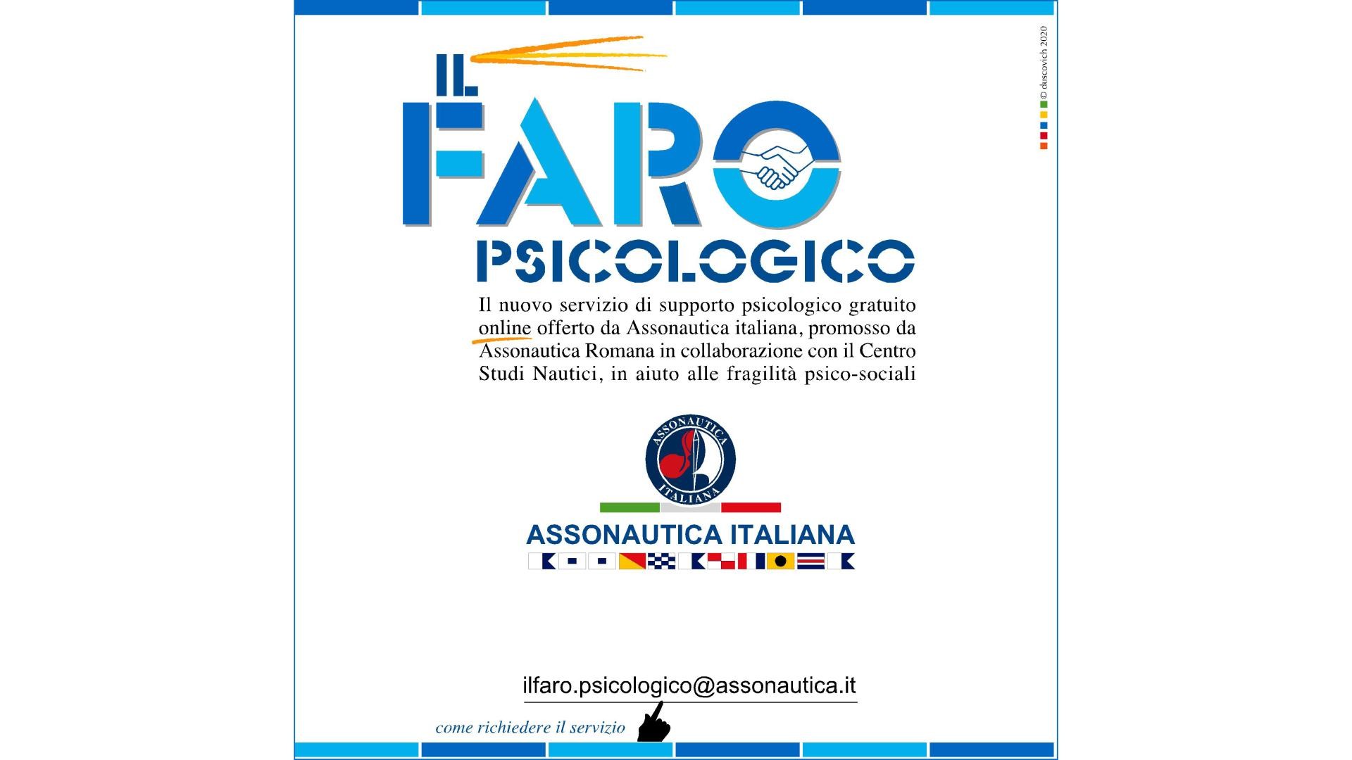 Il Faro, servizio di supporto psicologico gratuito a distanza di Assonautica Italiana