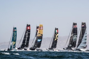 Two teams retire from penultimate day of the 2018 Extreme Sailing Series™