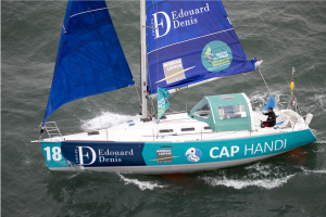 Christophe Souchaud will be competing on board Rhum Solidaire Cap Handi in the Rhum Mono class