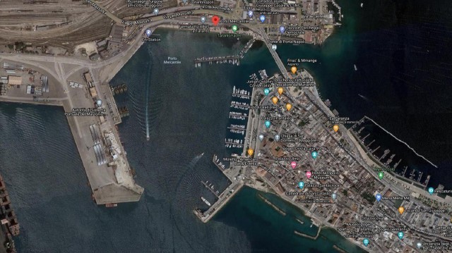 porto di Taranto, Google Maps