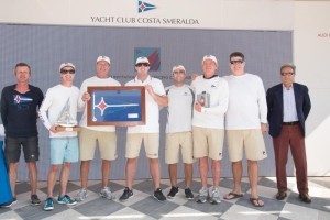Newport Harbor Yacht Club vincitori, Audi Invitational Team Racing Challenge 2018. Photo credit: YCCS/Nonnoi