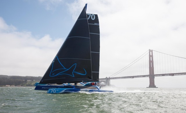 The MOD70 PowerPlay recently broke two ocean racing records.