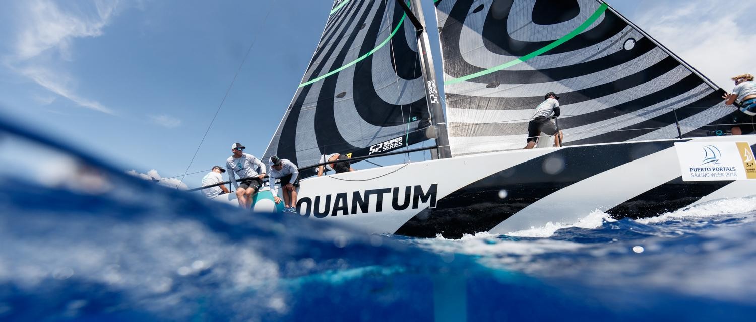 52 Super Series: Quantum Racing Lead on the Bay of Palma