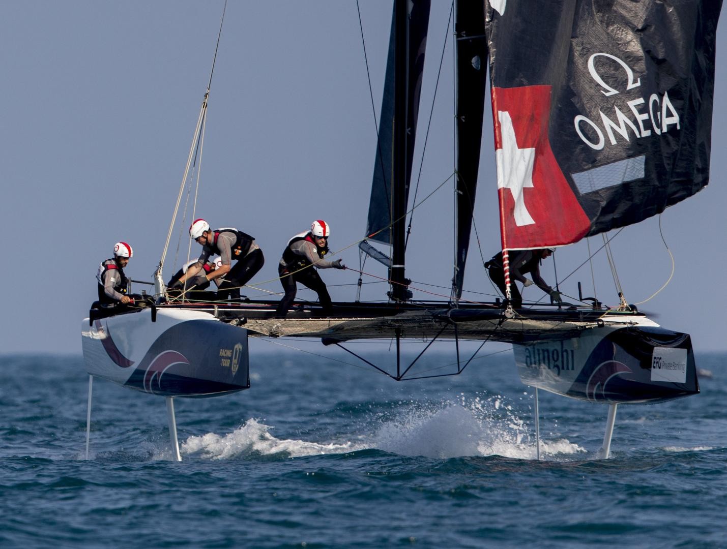 The World Champion Alinghi is hunting for GC32 Racing Tour 2019 glory.