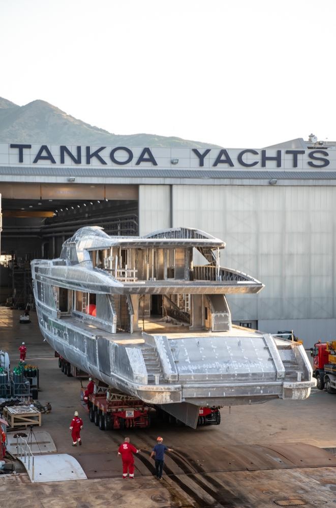 Tankoa Yachts sold the fifth unit of its all-aluminium 50-metre series
