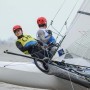 Excitement continued into the second day of the Asian Games sailing event