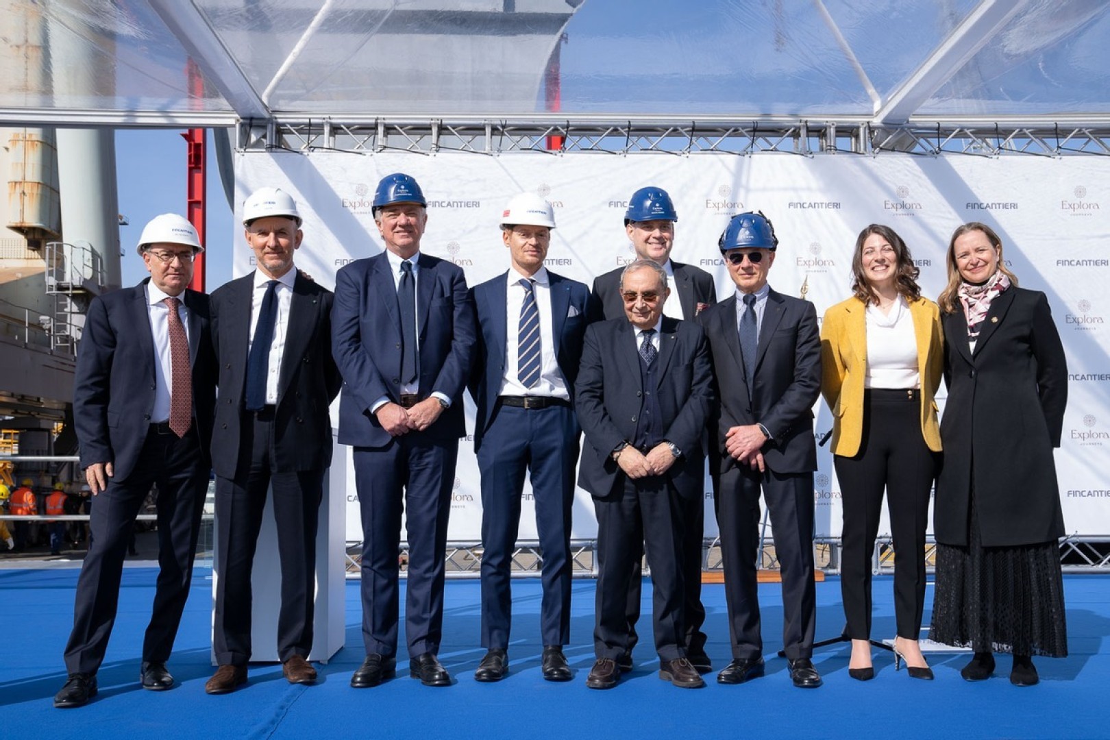 Coin ceremony for Explora I takes place at Fincantieri’s shipyard