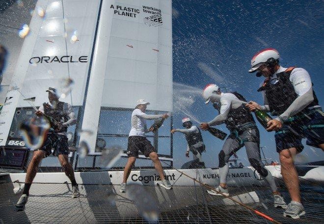 Champagne celebrations in Saint-Tropez as Japan claims second win of SailGP Season 2