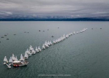 Snipe Worlds, two races in two days due to light and unstable winds
