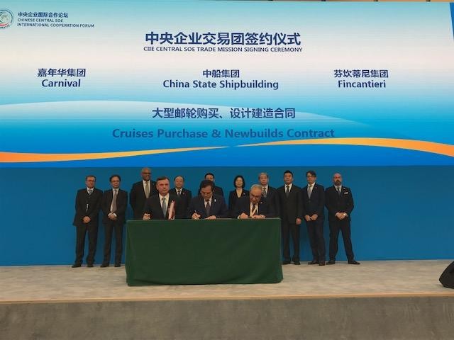 Firmati a Shanghai i contratti che suggellano le intese tra Fincantieri e la Cina