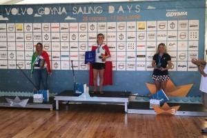 Il podio femminile del Campionato del Mondo Laser U21